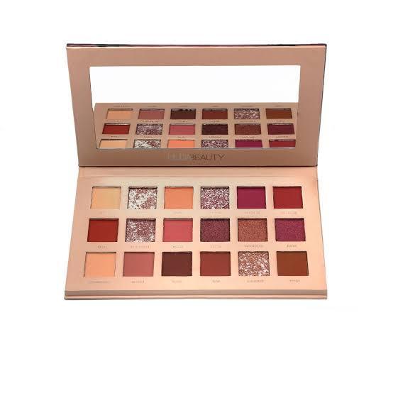 Nude Eyeshadow Palette 18 Shades Rose Gold Mirror