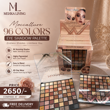 Matte & Glitter Eyeshadow Palette Multicolor 100g