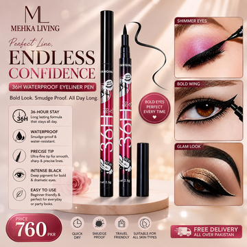 Waterproof Eyeliner Marker Pen Black Long Lasting