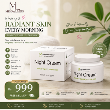 The Health Healer Night Cream 50g Brightening Moisturizer for All Skin Types