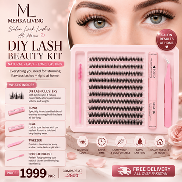 3 In 1 Eyelash Kit With Glue & Applicator, (Light weight Thin Eyelashes), 1 Pack