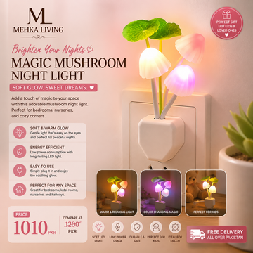Rechargeable Multicolor LED Night Lamp for Home